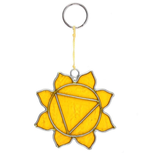 Solar Plexus Chakra Symbol Mini Suncatcher